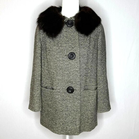 Vintage Mid Century Modern Kay McDowell Swing Coat - Picture 2 of 6